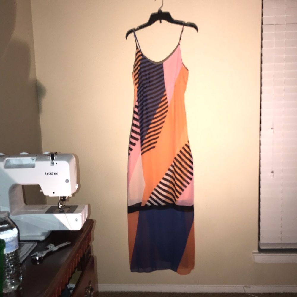 Adjustable Spaghetti Strapped Sundress Medium